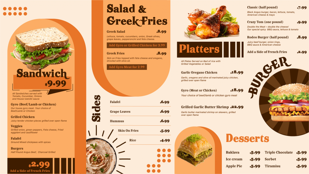 salad digital menu