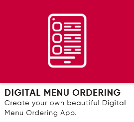 qr menu ordering login panel