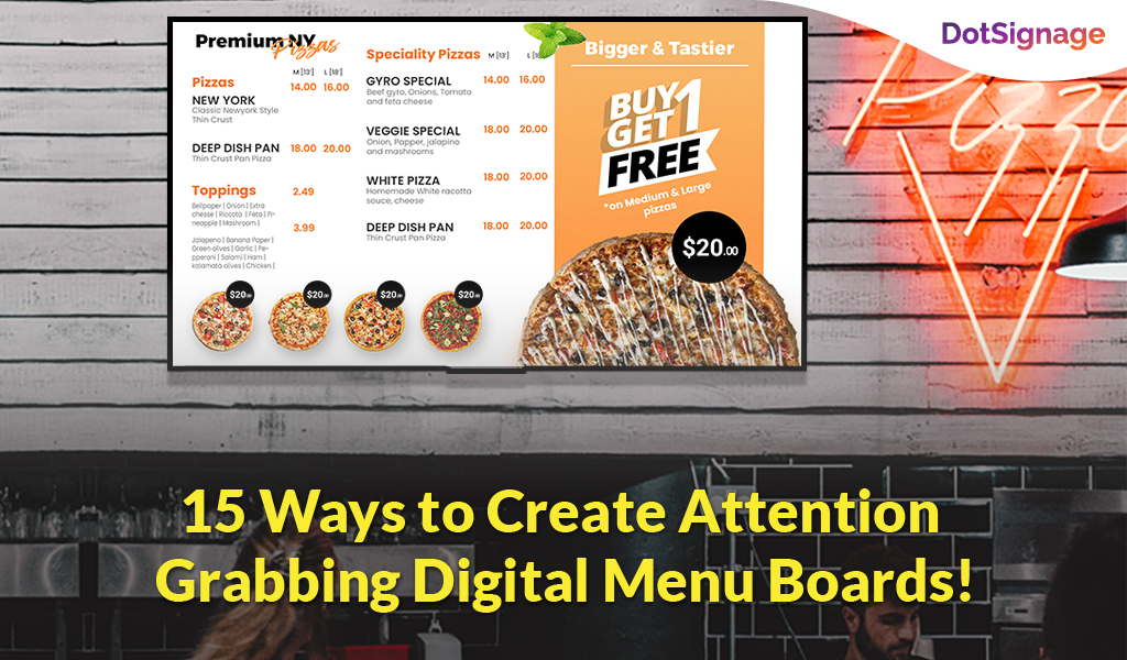 15 ways to create attention grabbing digital menu boards