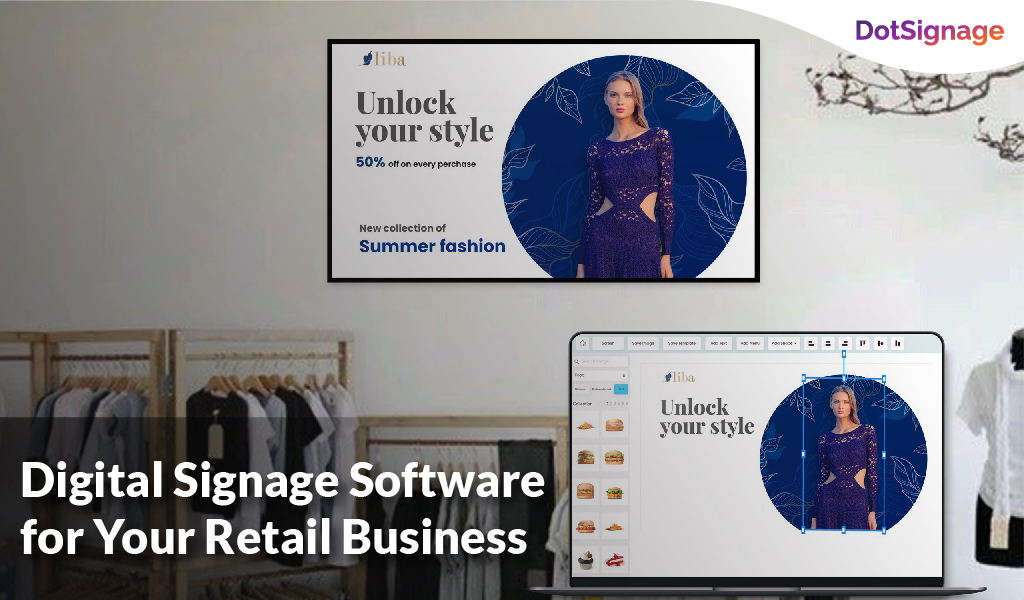digital signage software for your retail business