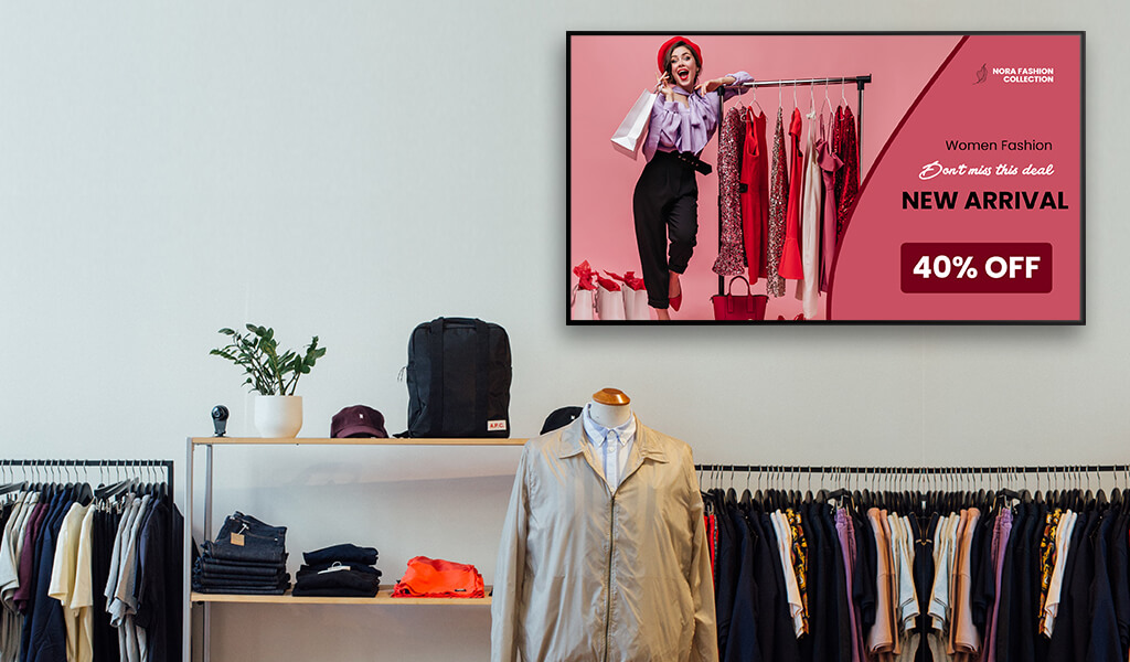 how digital signage helps retail store