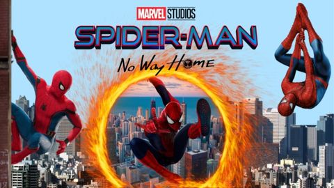 spider man movie poster on digital signage