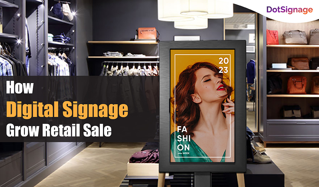 use of digital signage in retail stores