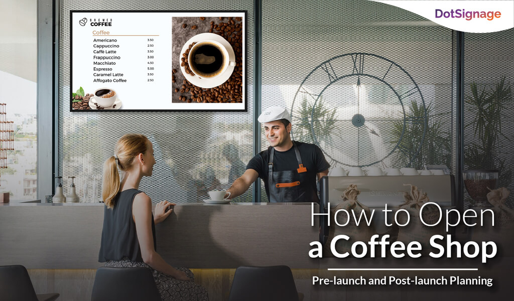 how to open coffee shop pre and post launch plan