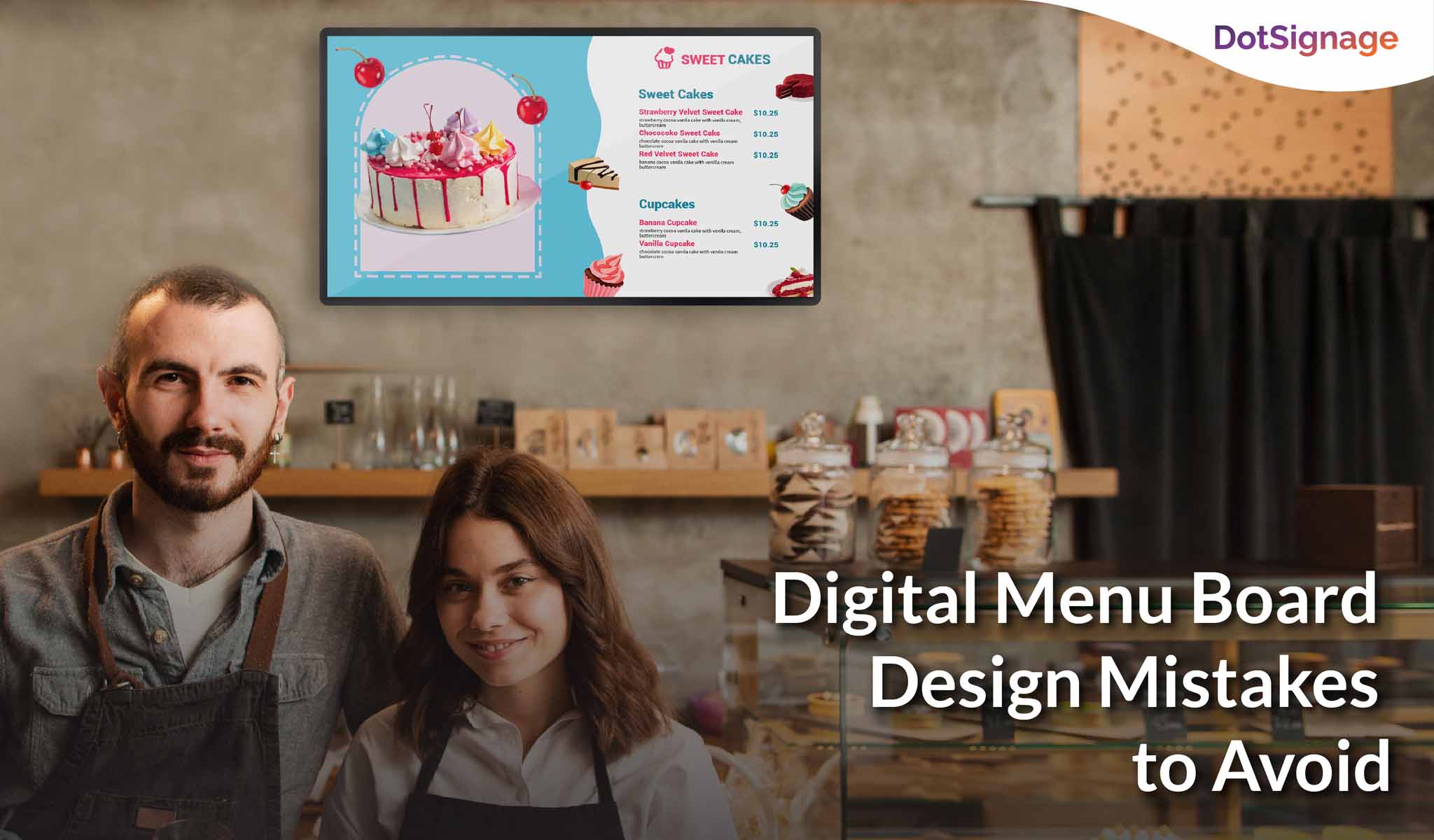 digital menu boards design mistake to avoid