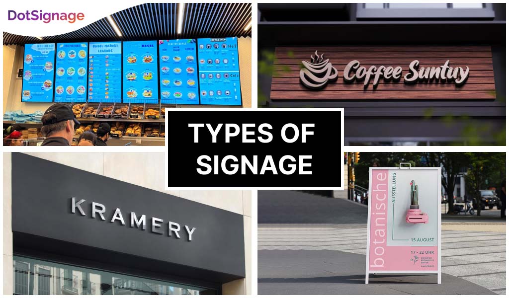 different types of signs