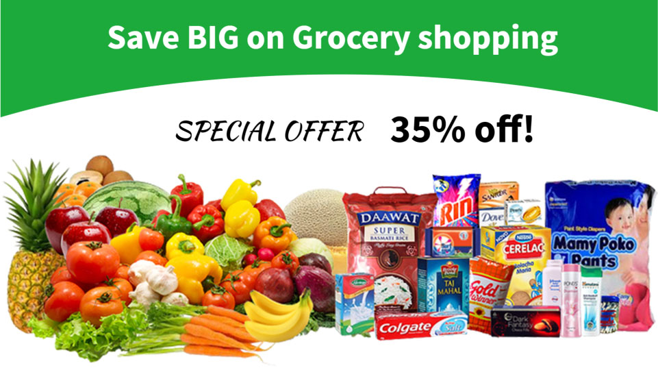 promote special offer for grocery item
