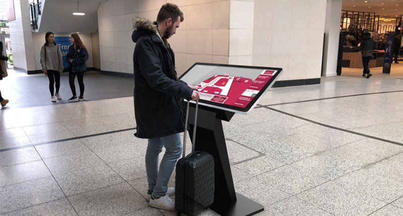 smart help stations digital kiosk