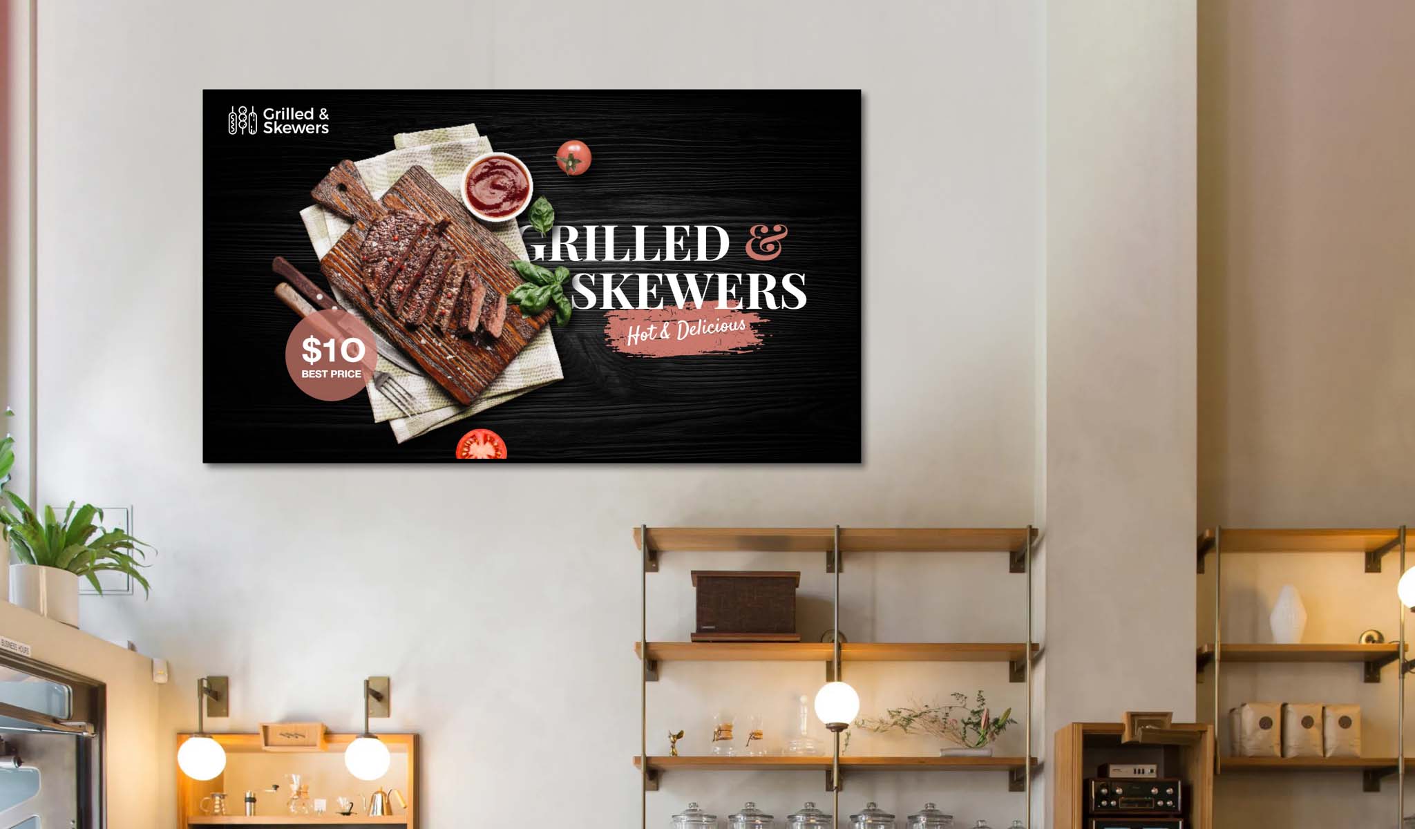 choose the right digital signage tv screen size