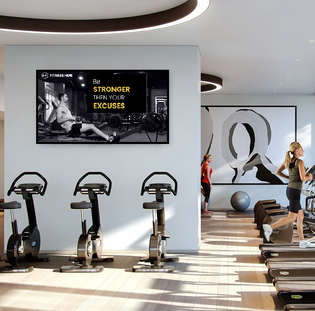 increse member retention with gym digital signage