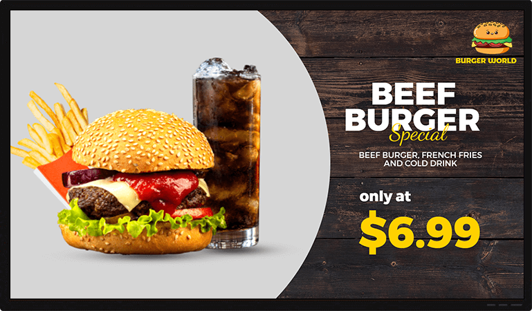 beef burger offer promotion