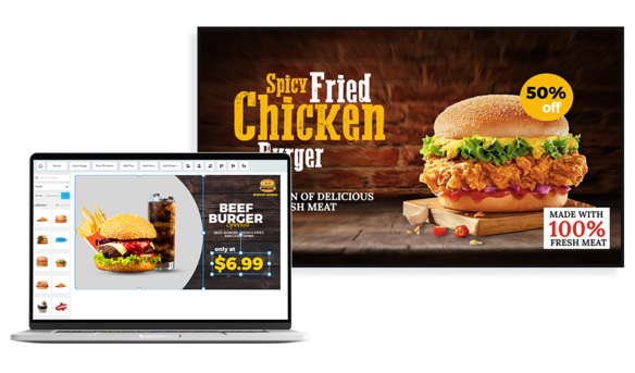 burger menu boards template