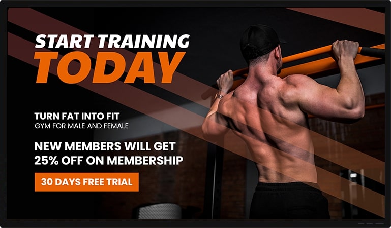 gym membership promotion idea