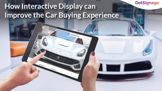 improve car buying experience with interactive display