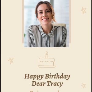 corporate birthday wish digital signage template