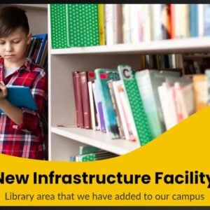 education new facility display on digital tv screen