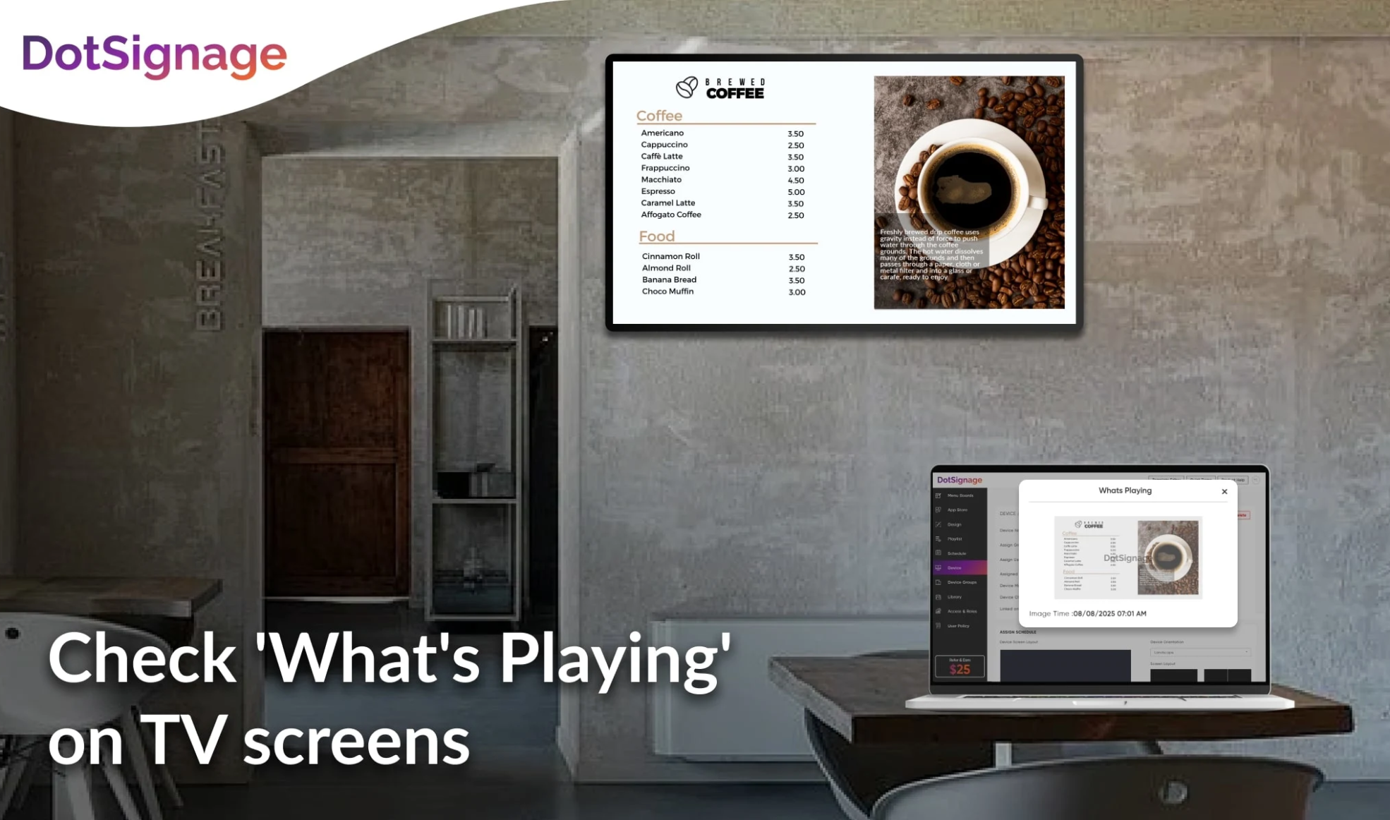 check whats playing on your remote tv screen