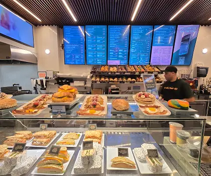 dotsignage digital menu boards used in nyc
