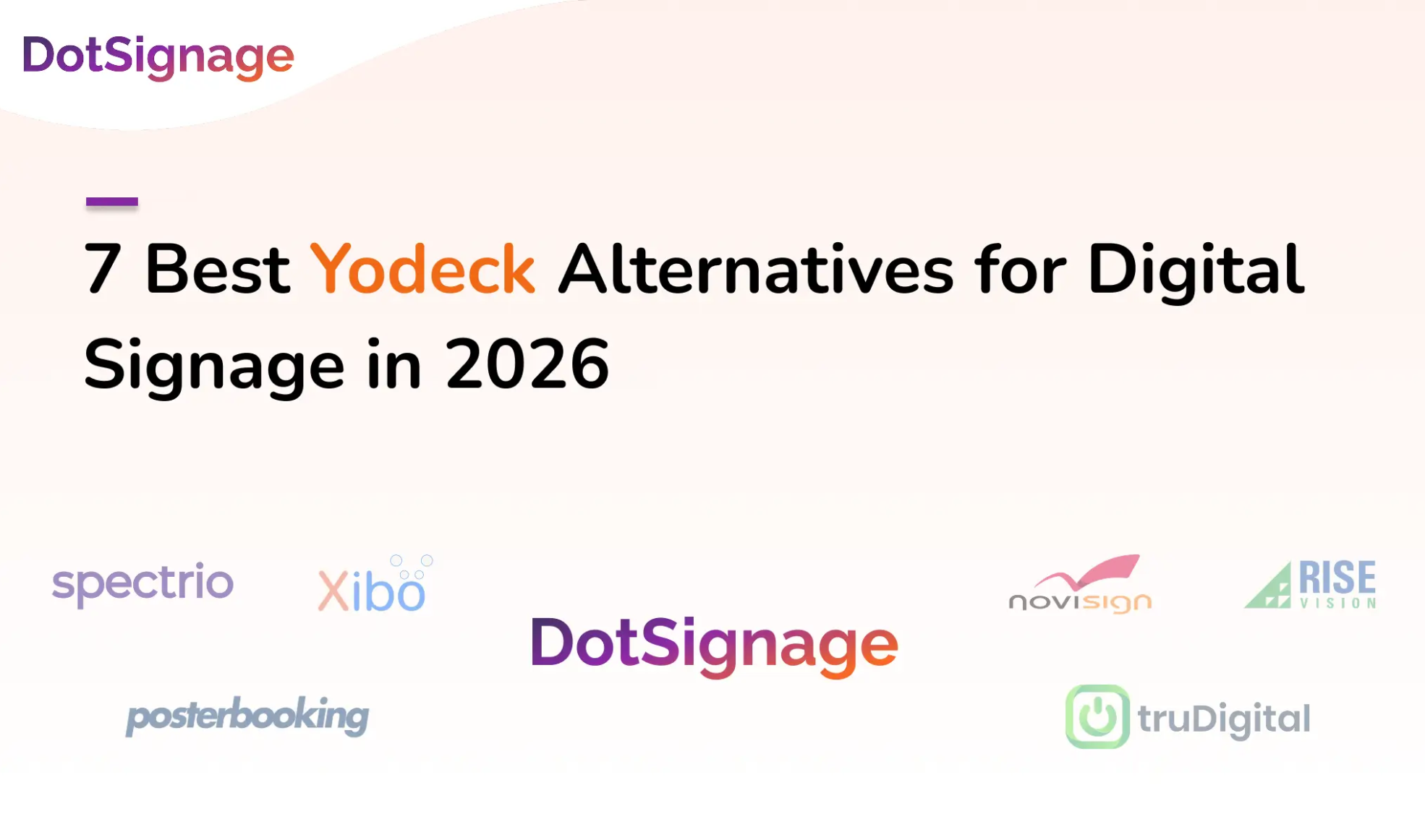 best yodek digital signage alternative